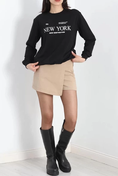 İki İplik Sweat Siyah - 20085.1865. - 4