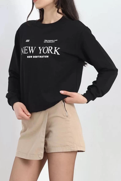 İki İplik Sweat Siyah - 20085.1865. - 3