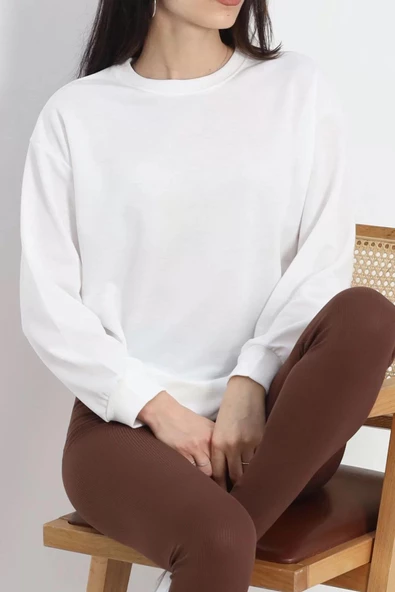 Basic Sweat Ekru - 204691.1778. - 4