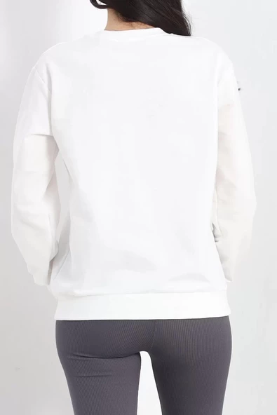 İki İplik Sweat Ekru - 20085.1865. - Resim 8