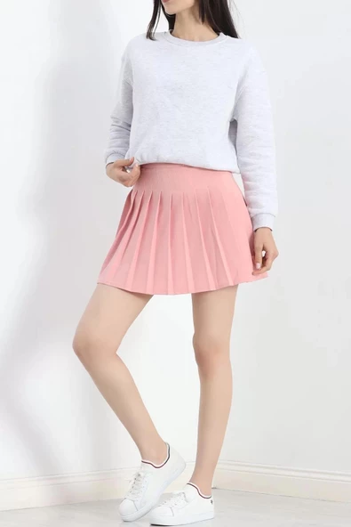 Bisiklet Yaka Sweat Gri - 21614.200. - Resim 2