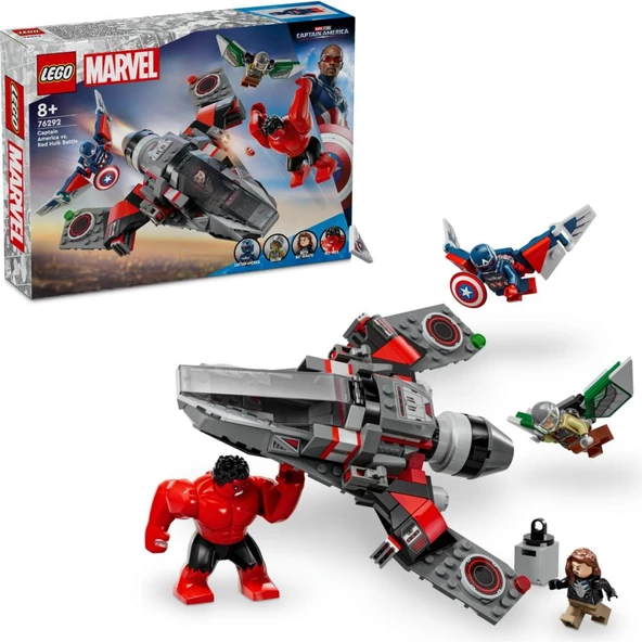 LEGO 76292 Marvel Kaptan Amerika ile Red Hulk Savaşı