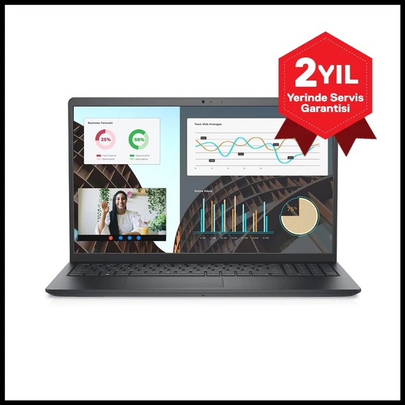 Dell Vostro 3520, N1605pvnb3530u, İ7-1335u, 15,6" Fhd, 16gb Ram, 512gb Ssd, Paylaşımlı Ekran Kartı, Free Dos Notebo