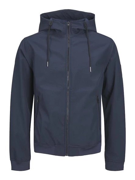 JJEBASIC SOFTSHELL HOOD NOOS Navy Navy L