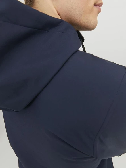 JJEBASIC SOFTSHELL HOOD NOOS Navy Navy S - 5