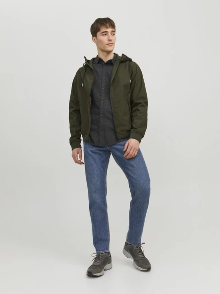 JJEBASIC SOFTSHELL HOOD NOOS Rosin Rosin XL - 4
