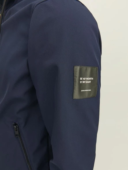 JJEBASIC SOFTSHELL HOOD NOOS Navy Navy S - 6