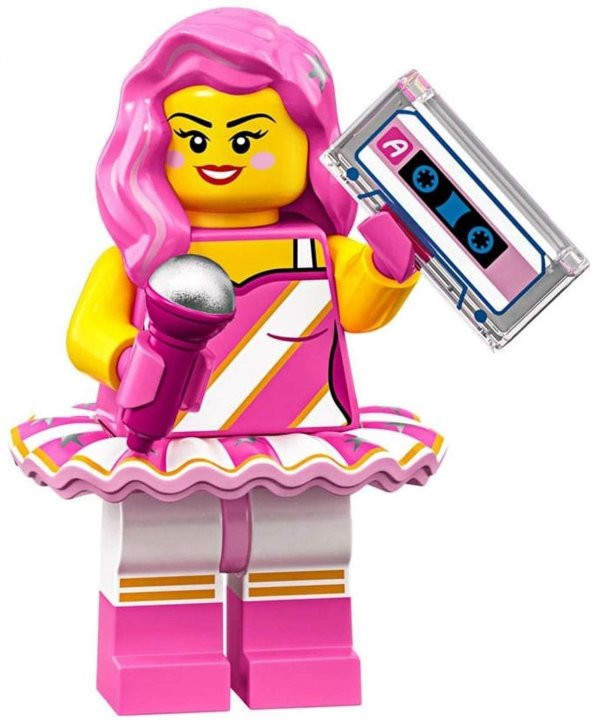 Lego Minifigür - Lego Movie 2 - 71023 - Candy Rapper