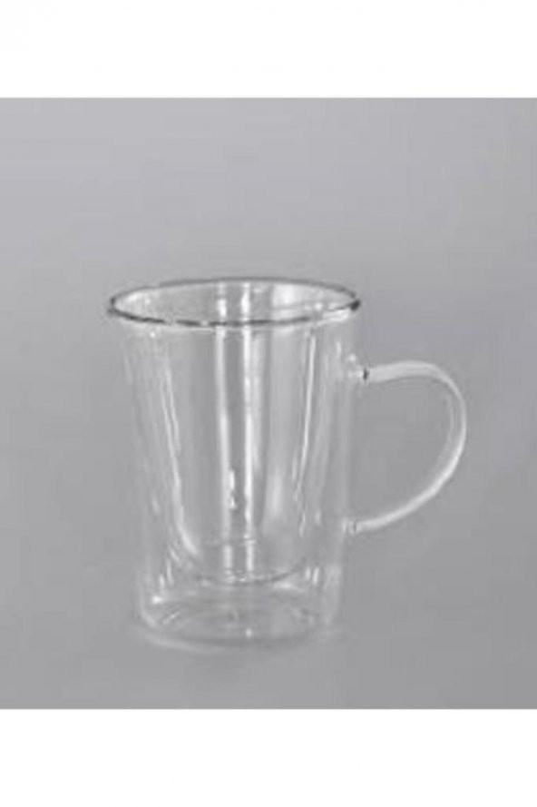 Ultraform Çift Cidarlı Cam Çay Fincan 250 Ml - 2