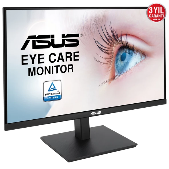 ASUS VA27AQSB 27 IPS FREESYNC 2560x1440 1MS(MPRT) 75HZ DP HDMI USB X2 MM VESA 3YIL EYECARE, FLICKER-FREE,CERCEVESIZ,DUSUK MAVI ISIK,PIVOT - 5