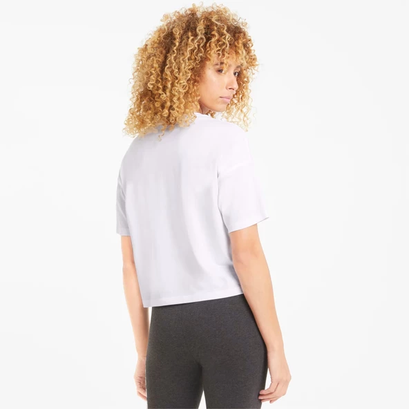 Puma 586866 02 Ess Cropped Logo Tee Kadın T-shirt - 2