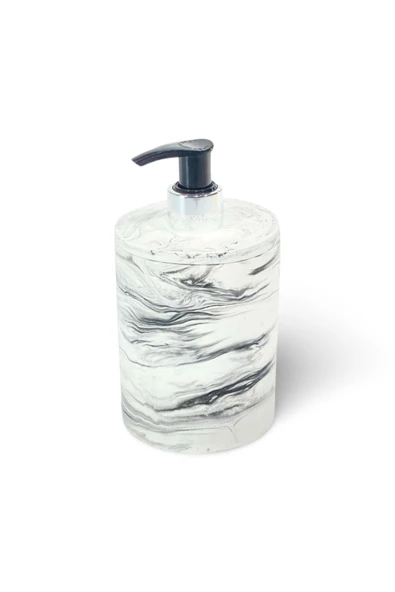 Çağdaş Mermer Dokulu Beton Banyo Aksesuar Seti (4 Parça) - 3