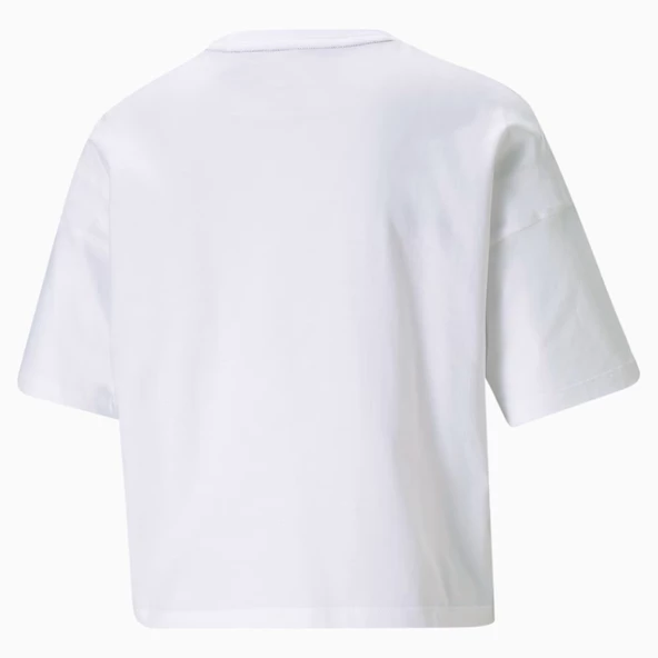 Puma 586866 02 Ess Cropped Logo Tee Kadın T-shirt - 5