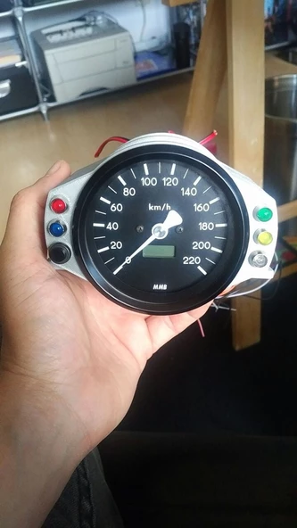 Yeni By 80 Mm Speedo Için Hız Göstergesi Montajı Ve Bmw Aracı Için Panel Led'leri T2480539 Kampanya