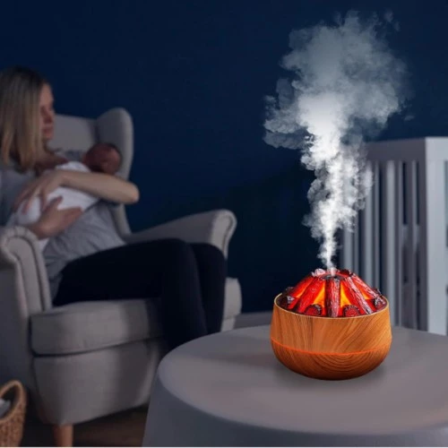 Odun Ateşi Tasarımlı Hava Nemlendirici Cihaz - 3
