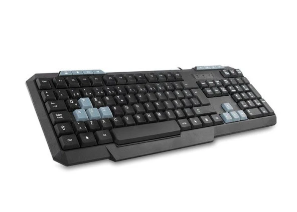 Everest KB-700 Q USB Multi Media siyah klavye - Resim 2