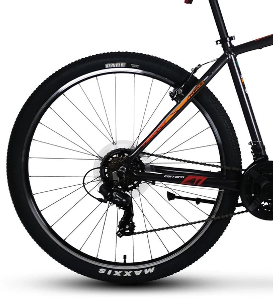 Carraro Force 900 29" Jant 21 Vites Alüminyum Gövde V-fren 48Cm Dağ Bisikleti Antrasit Turuncu - 2