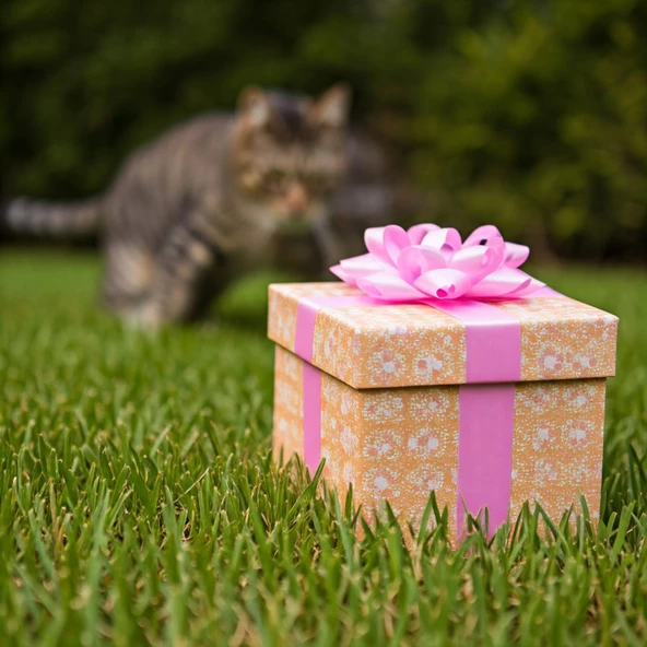 KEDİ SÜRPRİZ HEDİYE KUTUSU