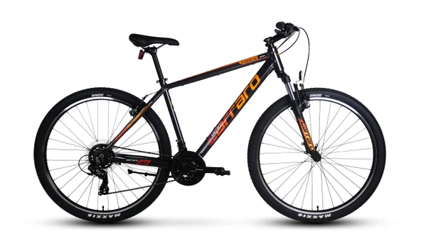 Carraro Force 900 29" Jant 21 Vites Alüminyum Gövde V-fren 48Cm Dağ Bisikleti Antrasit Turuncu