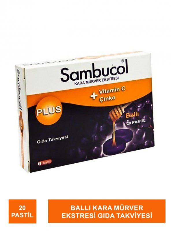 Sambucol Plus 20 Pastil (S.K.T 01-2026)