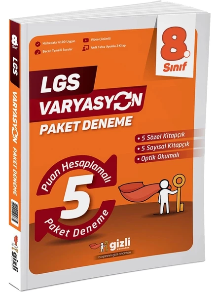 Lgs Varyasyon 5 Li Paket Deneme Gizli Yayınları