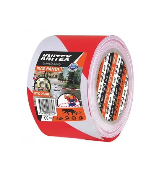 Knıtex 6 Cm İkaz Emniyet Şeridi Bandı 2688 - 2