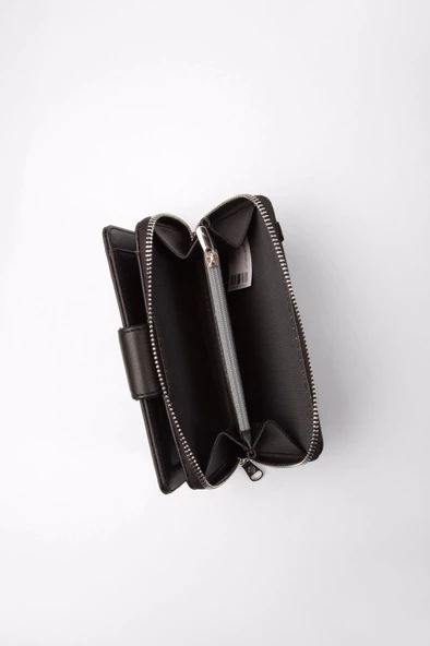 CENGİZ PAKEL Kadın Orta Boy Cüzdan 65256M Siyah - 3