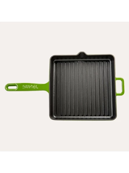 Demirdöküm Kare Izgara Tava 30 CM Yeşil - 3