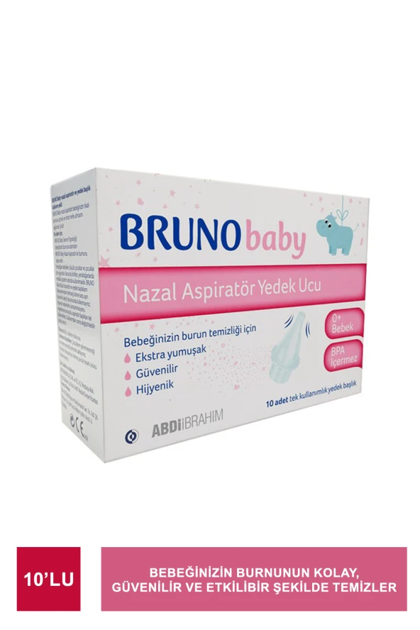Bruno Baby Nazal Aspiratör Yedek Uç 10'lu