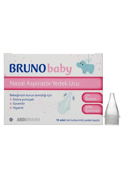 Bruno Baby Nazal Aspiratör Yedek Uç 10'lu