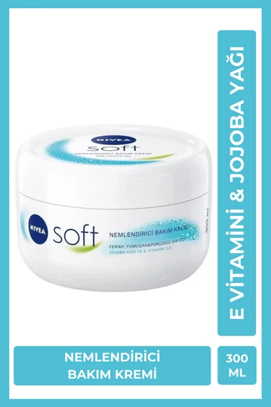 Nıvea Soft Nemlendirici Bakım Kremi 300 ML