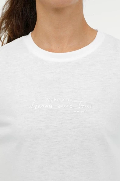 Kinetix WL EARLINA 11T7111 3FX Kadın Tişört Beyaz S-XL - 4