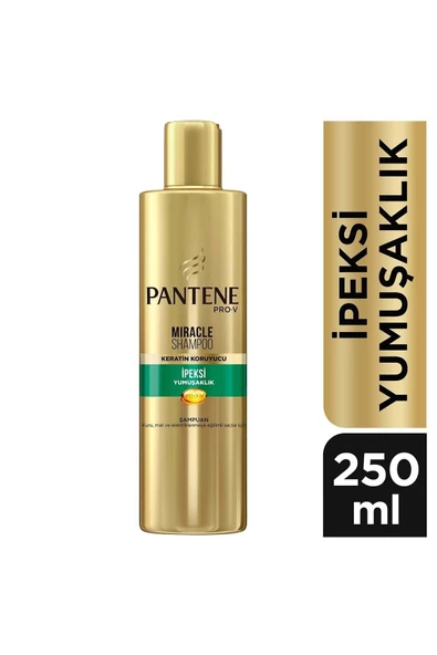 Pantene Miracle Şampuan İpeksi Yumuşaklık Keratin Koruyuculu 250ml ürün görseli