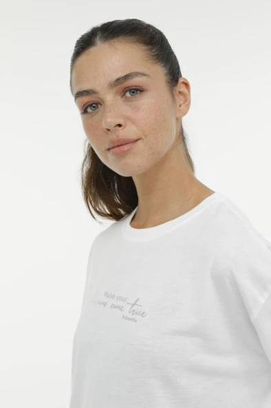 Kinetix WL EARLINA 11T7111 3FX Kadın Tişört Beyaz S-XL - 5