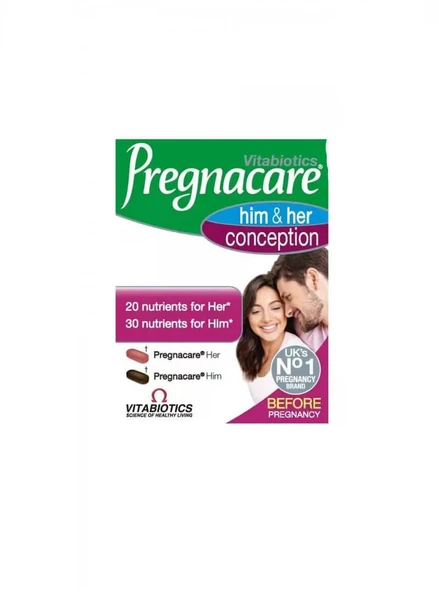 Vitabiotics Pregnacare Him & Her Conception 60 Tablet