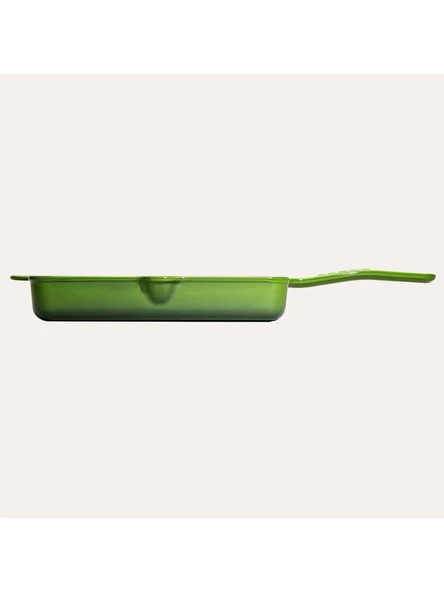 Demirdöküm Kare Izgara Tava 30 CM Yeşil Silikon Maşa - 3