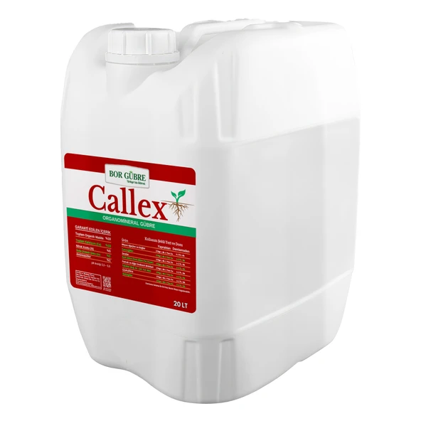 Callex -20LT Kalsiyum Sıvı Organik Madde Gübresi- (Fabrikadan Halka Üretim Zinciri Kampanyası ile Satılmaktadır.)