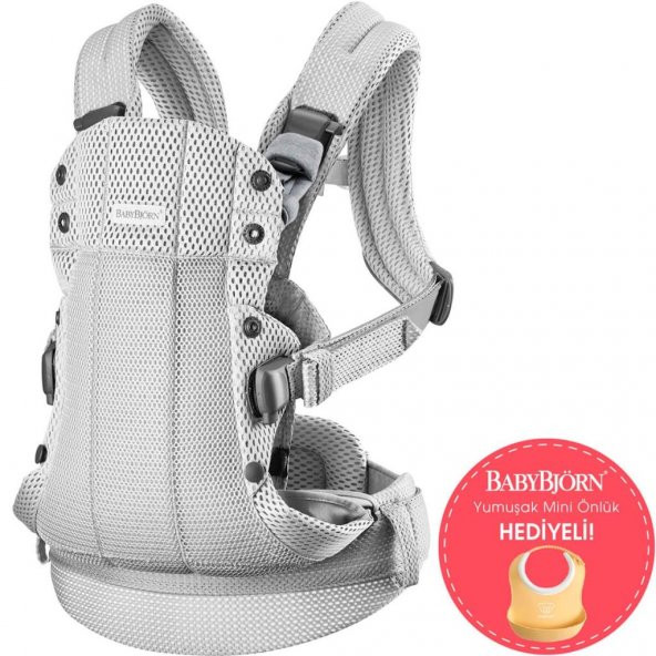 BabyBjörn Kanguru Harmony 3D Mesh / Silver - 5