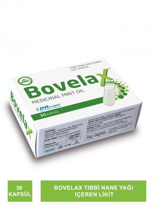 Bovelax Medical Mint Oil 30 Kapsül (S.K.T 07-2025)