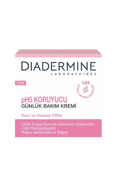 PH5 Kuru Ve Hassas Ciltler Için Koruyucu Nemlendirici Günlük Bakım Kremi 50 ml
