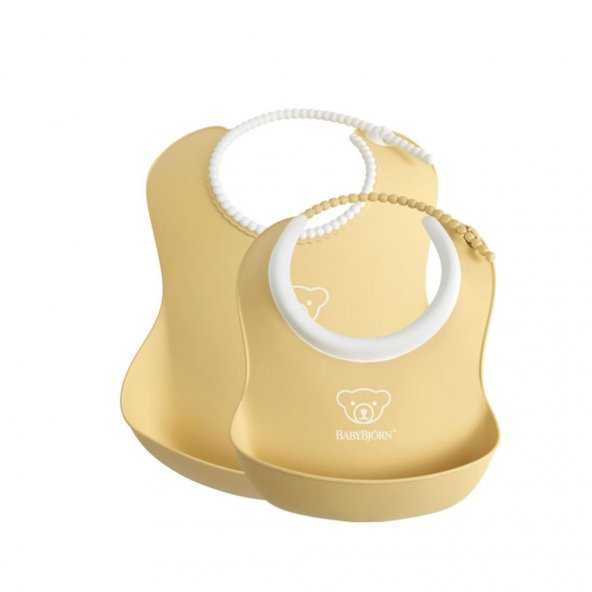 BabyBjörn Yumuşak Mama Önlüğü Seti / Powder Yellow - 1