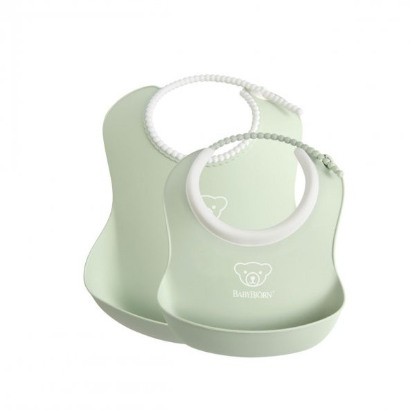 BabyBjörn Yumuşak Mama Önlüğü Seti / Powder Green - 5