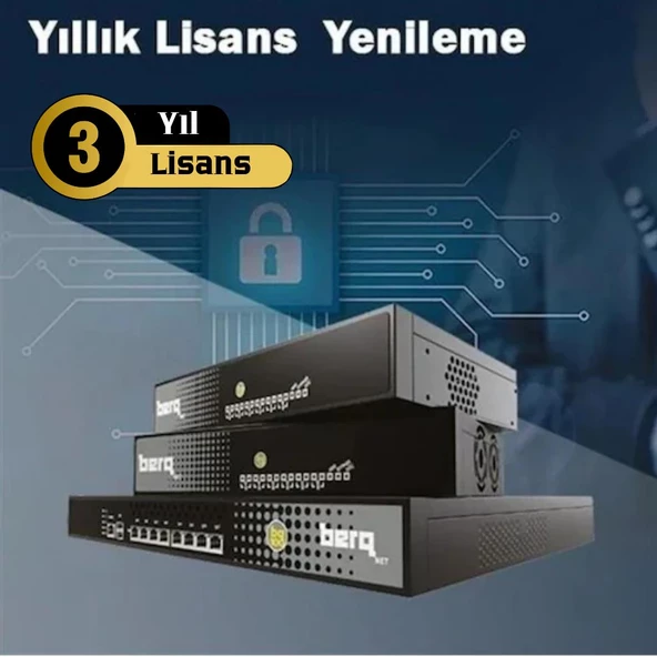 Berqnet Bq25s Donanım Utm Cihazı  Fırewall 3 Yıllık Lisans Hediyeli (5651 HOTSPOT)