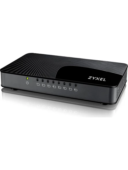 Zyxel GS108S v2 8-Port 10/100/1000Mbps Tak-Kullan Port-Önceliklendirme Destekli Gigabit Switch