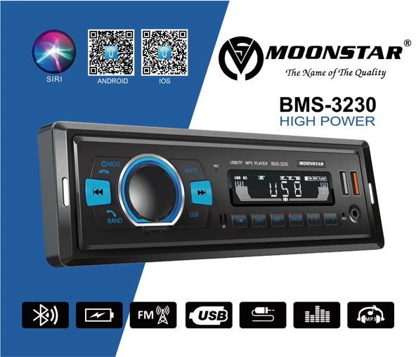 OTO TEYP 4x45w Bt/usb/sd/fm/aux BMS-3230