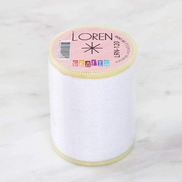 Loren Crafts 900 metre Polyester Dikiş İpliği Beya