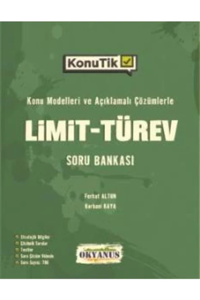 Ayt Konutik Limit - Türev Soru Bankası