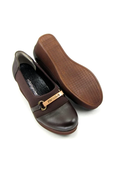 Erkan Saçmacı Blake Kahverengi Hakiki Deri Dolgu Topuklu Streç Günlük Ayakkabı - 2