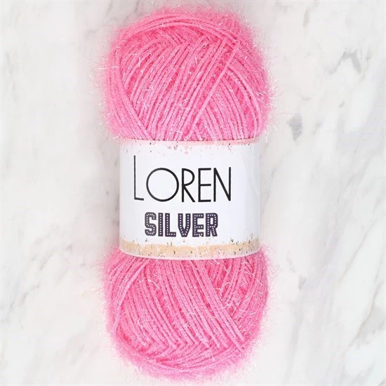 Loren Silver Bebe Pembe El Örgü İpi - RS0014 - 34075