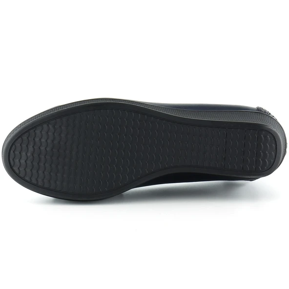 Erkan Saçmacı Emma Lacivert Hakiki Deri Dolgu Topuklu Günlük Ayakkabı - Resim 5